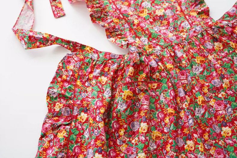 Kenzo KENZO Vintage Floral Ruffle Apron - dmc Size ONE SIZE - 5 Thumbnail