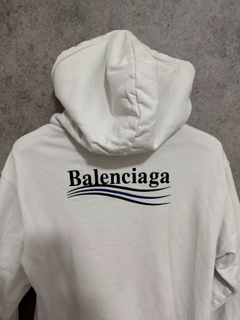 Balenciaga Balenciaga Coca-Cola Wave Embroidered Hoodie - dmc Size US XS / EU 42 / 0 - 6 Thumbnail