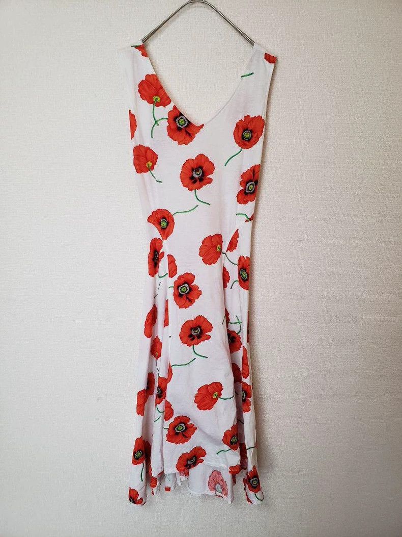 Kenzo KENZO 1988SS Floral Backless Dress - dmc Size US 38 / EU 54 - 2 Thumbnail
