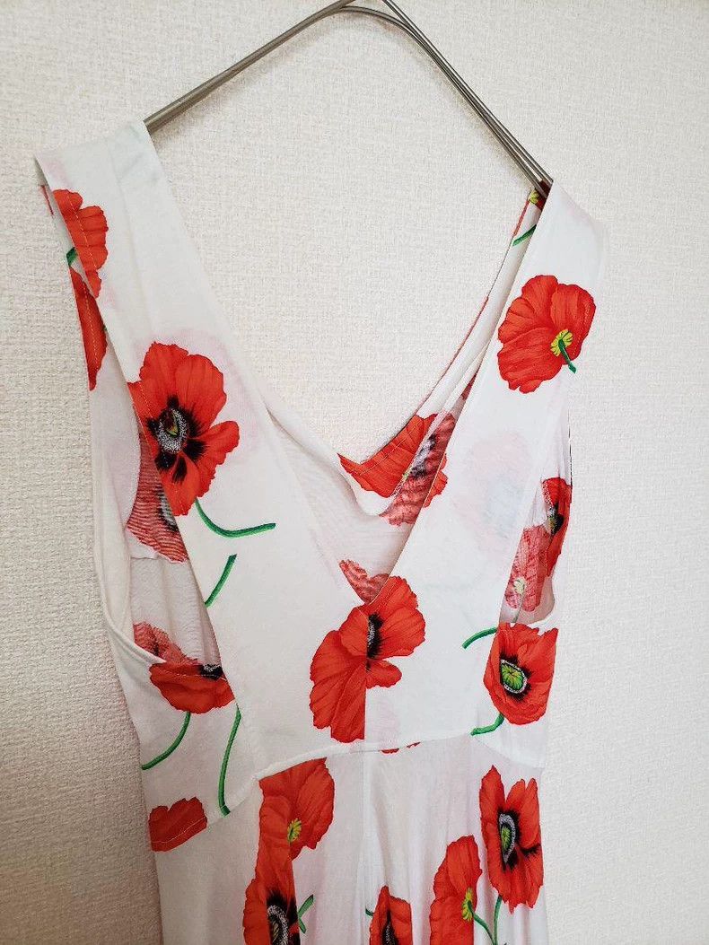 Kenzo KENZO 1988SS Floral Backless Dress - dmc Size US 38 / EU 54 - 4 Thumbnail
