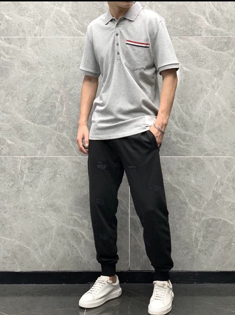 Thom Browne THOM BROWNE Stripe Short Sleeve Polo - dmc Size US S / EU 44-46 / 1 - 7 Thumbnail