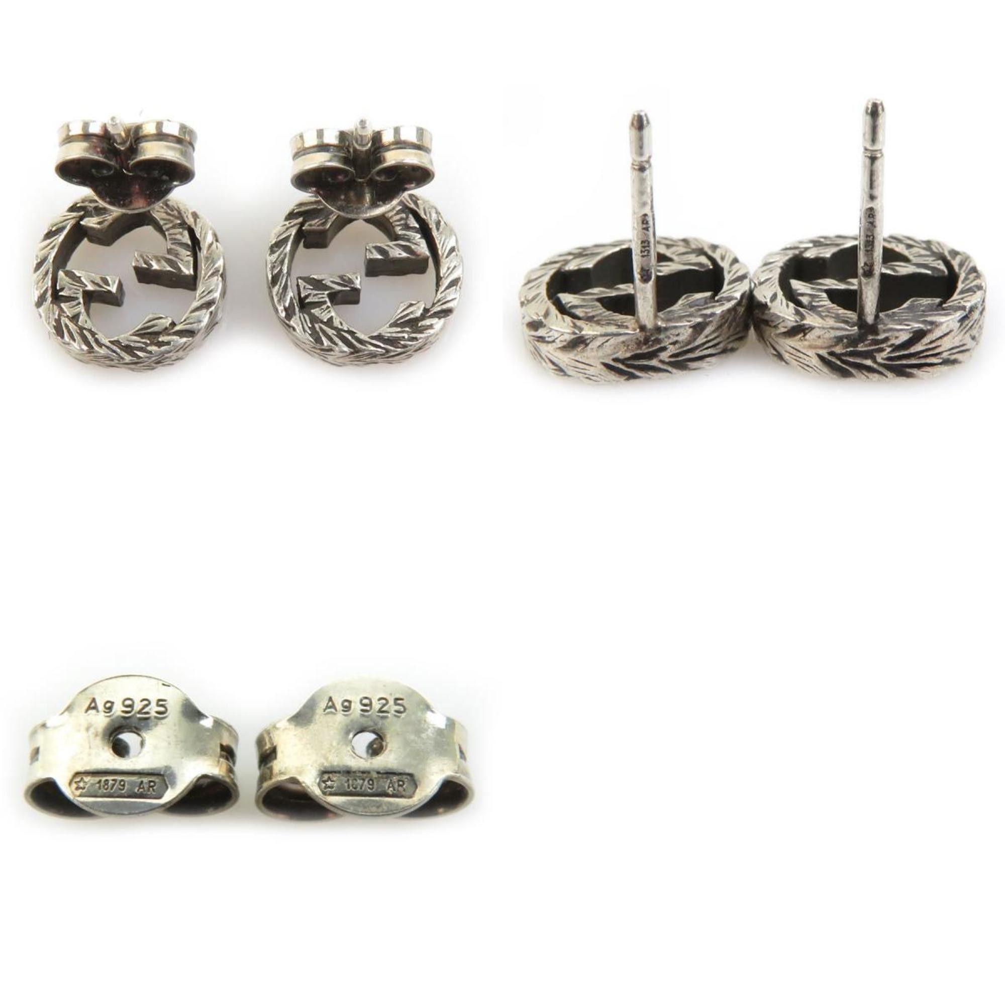Gucci Gucci Interlocking G earrings in 925 silver for men and women, h31486k Size ONE SIZE - 5 Thumbnail