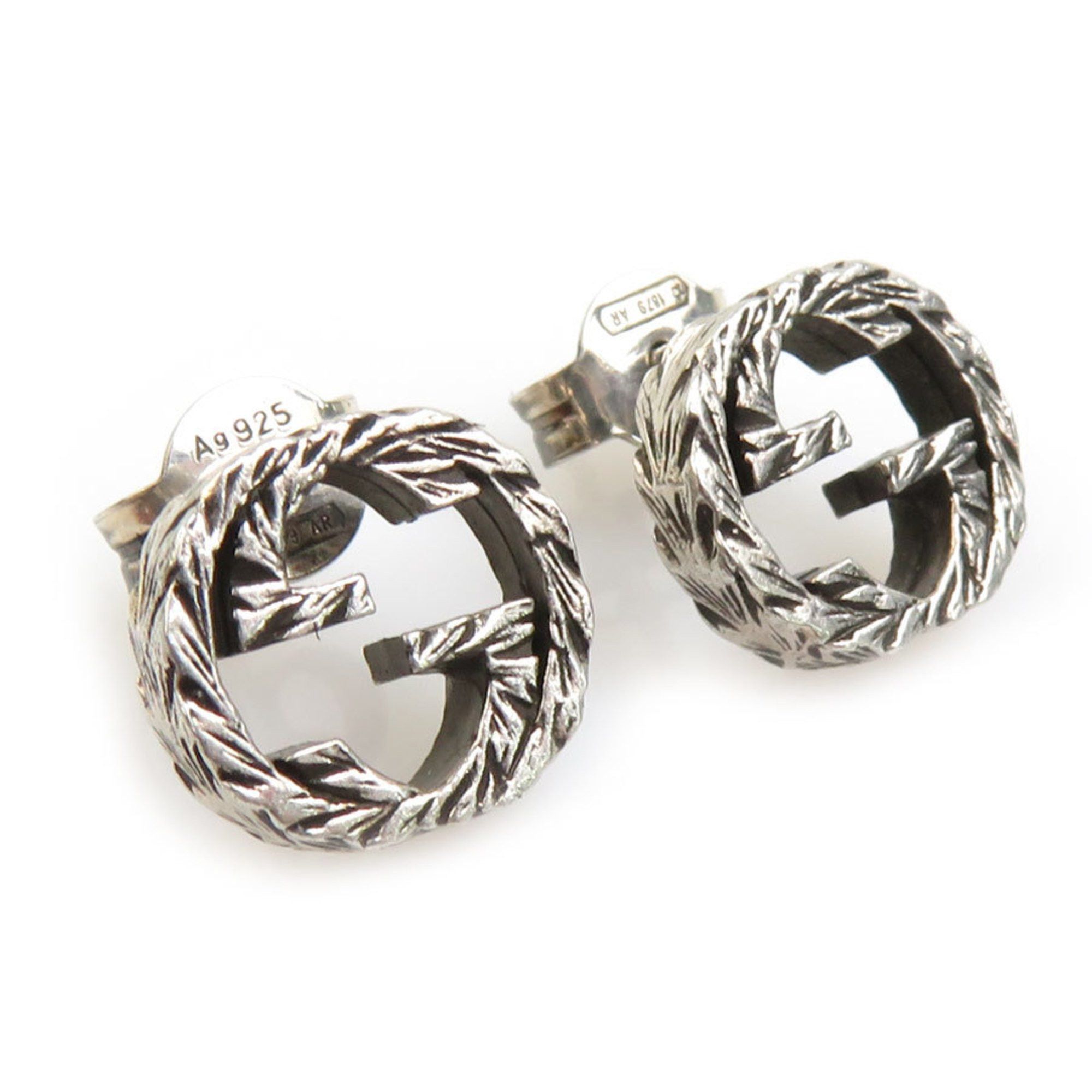 Gucci Gucci Interlocking G earrings in 925 silver for men and women, h31486k Size ONE SIZE - 2 Thumbnail