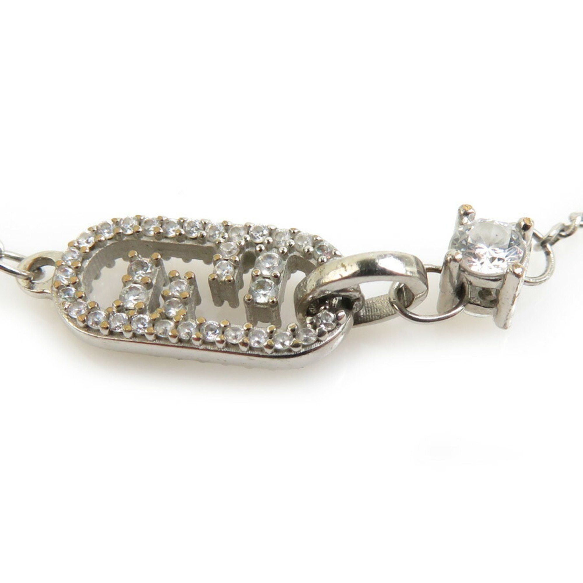 Fendi Fendi Orlocke Metal Silver Bracelet for Women h31483g Size ONE SIZE - 2 Thumbnail