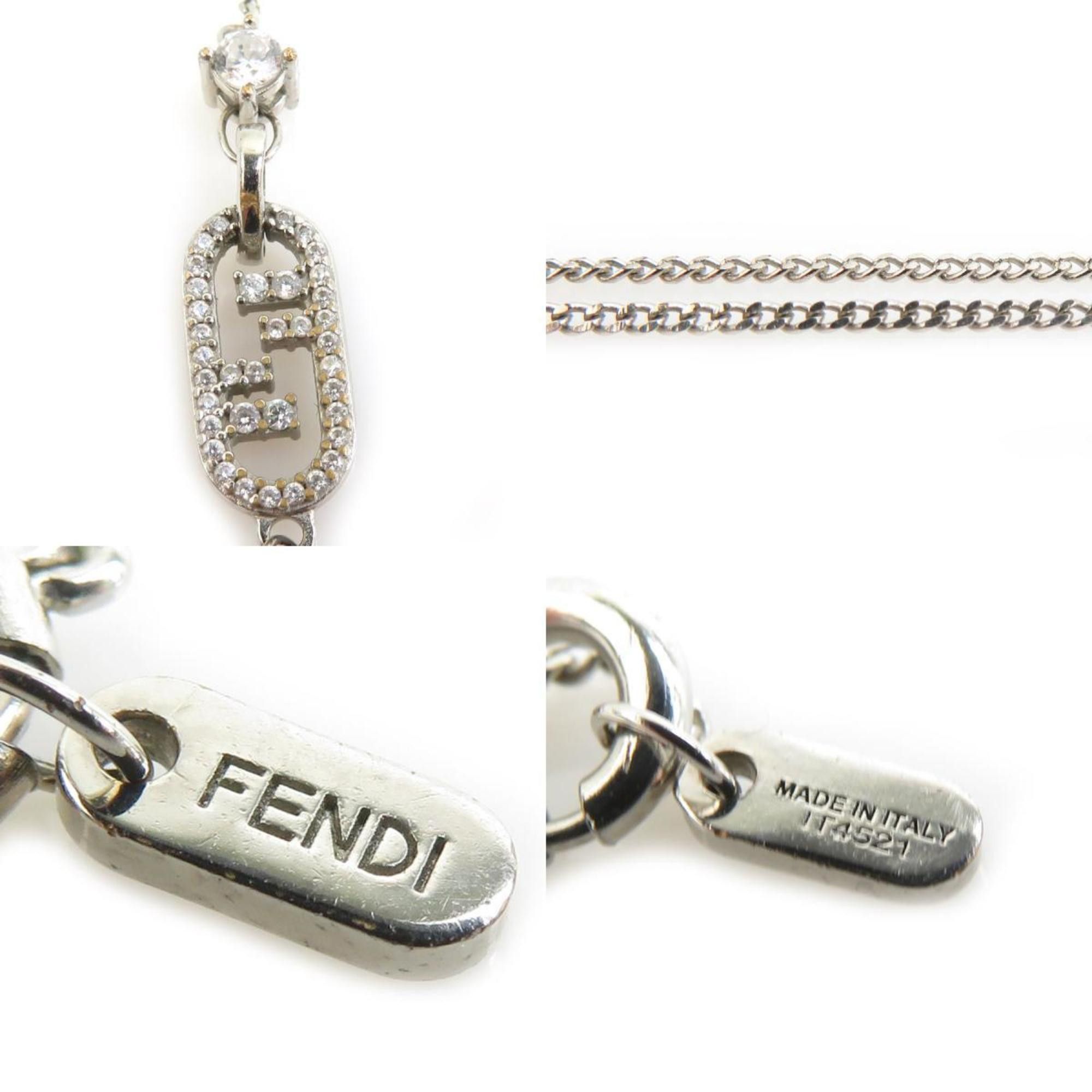 Fendi Fendi Orlocke Metal Silver Bracelet for Women h31483g Size ONE SIZE - 5 Thumbnail