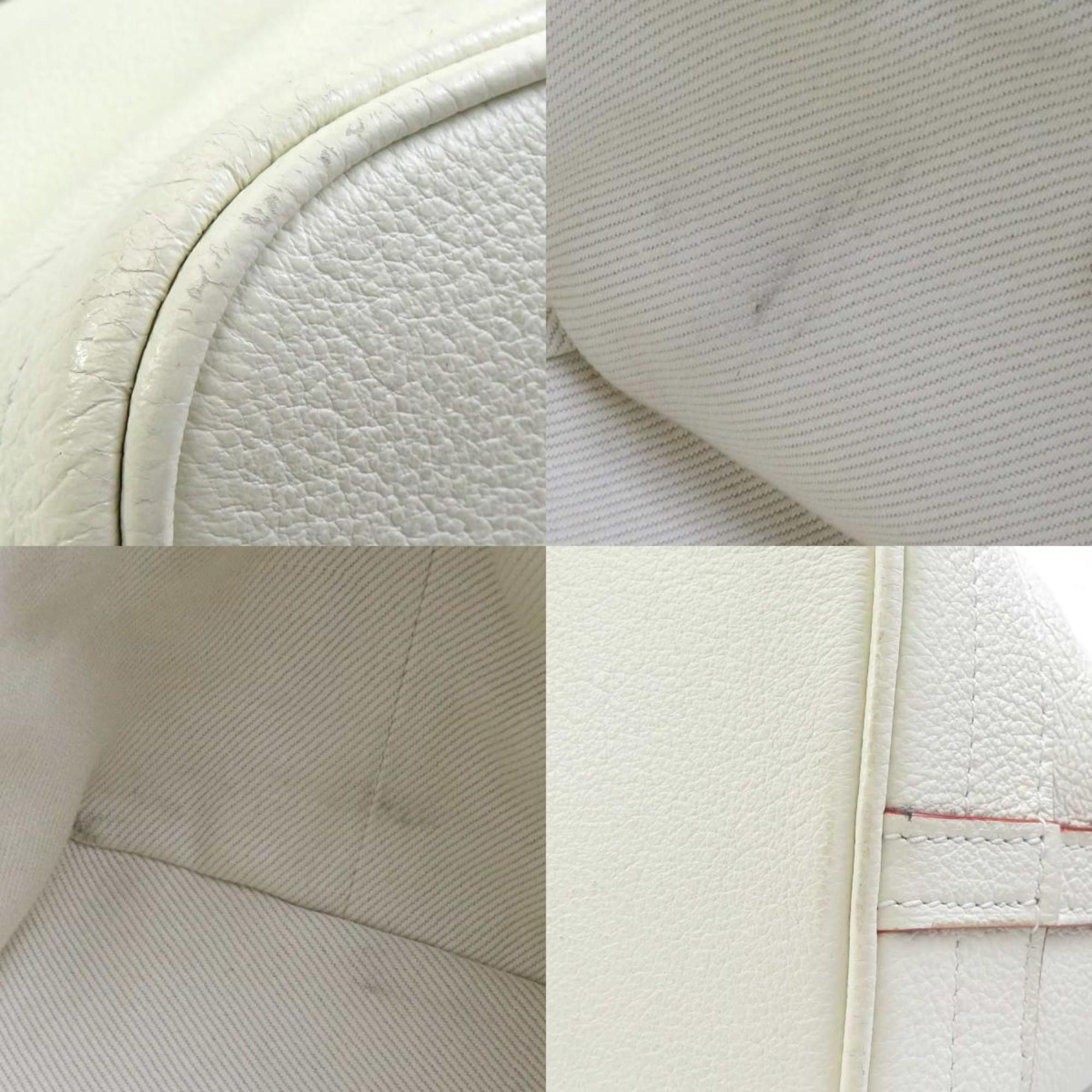 Louis Vuitton Louis Vuitton Suhali Noe BB Shoulder Bag in Off-White Leather and Silver, Women's, M42612, e60853a Size ONE SIZE - 3 Thumbnail