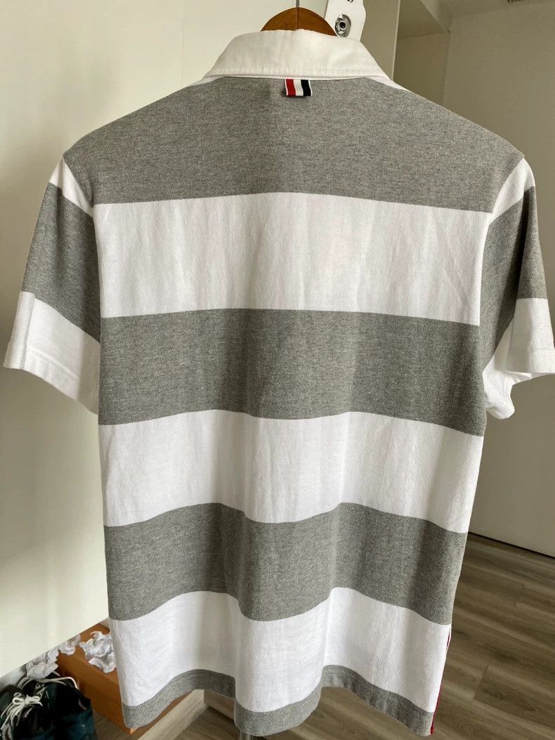Thom Browne Thom Browne Cotton Short Sleeve Polo - dmc Size US S / EU 44-46 / 1 - 3 Thumbnail