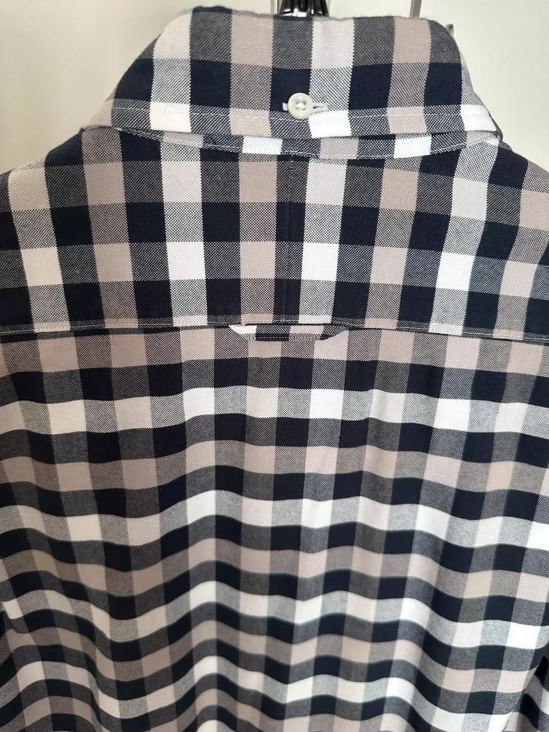 Thom Browne Thom Browne Check Button-Up Shirt - dmc Size US M / EU 48-50 / 2 - 7 Thumbnail