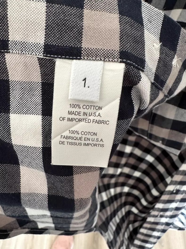 Thom Browne Thom Browne Check Button-Up Shirt - dmc Size US M / EU 48-50 / 2 - 3 Thumbnail