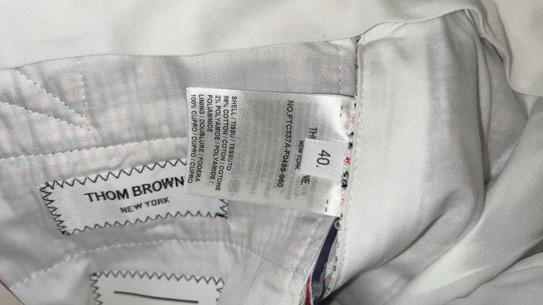 Thom Browne Thom Browne Women's Check Cropped Pants - dmc Size US 31 - 6 Thumbnail