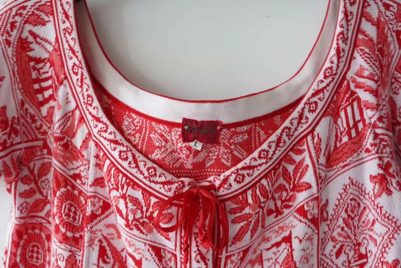 Kenzo Kenzo 1980s Grid Pattern Top - dmc Size US M / EU 48-50 / 2 - 7 Thumbnail