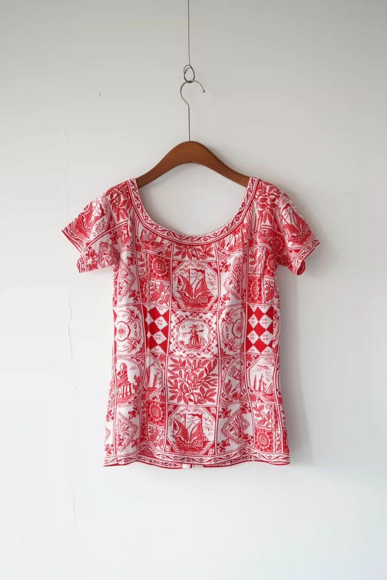 Kenzo Kenzo 1980s Grid Pattern Top - dmc Size US M / EU 48-50 / 2 - 5 Thumbnail