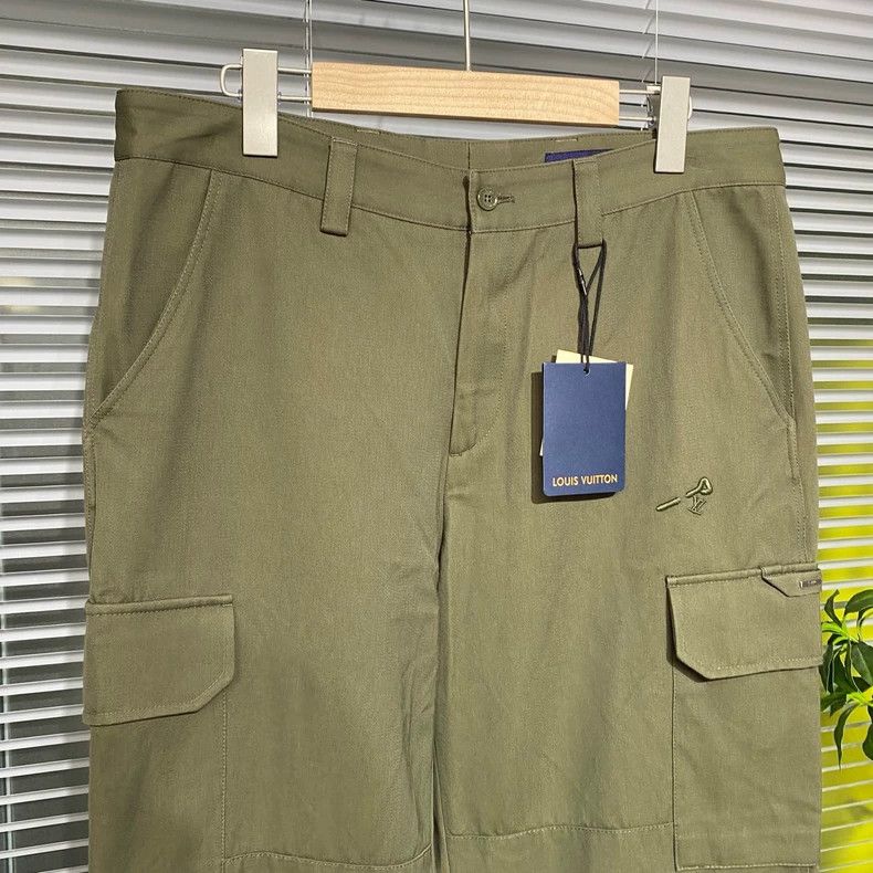 Louis Vuitton LV Green Cargo Pants S New - dmc Size US 36 / EU 52 - 3 Thumbnail