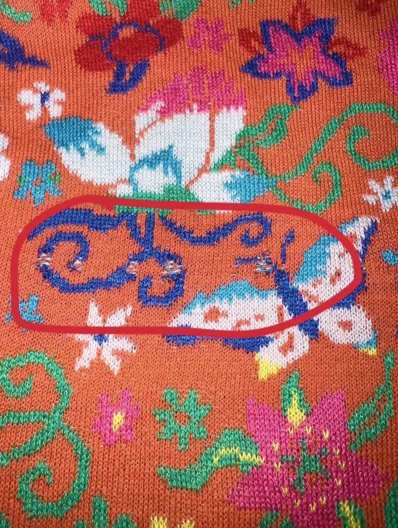 Kenzo Kenzo Vintage Daisy Butterfly Knit Top - dmc Size US S / EU 44-46 / 1 - 4 Thumbnail