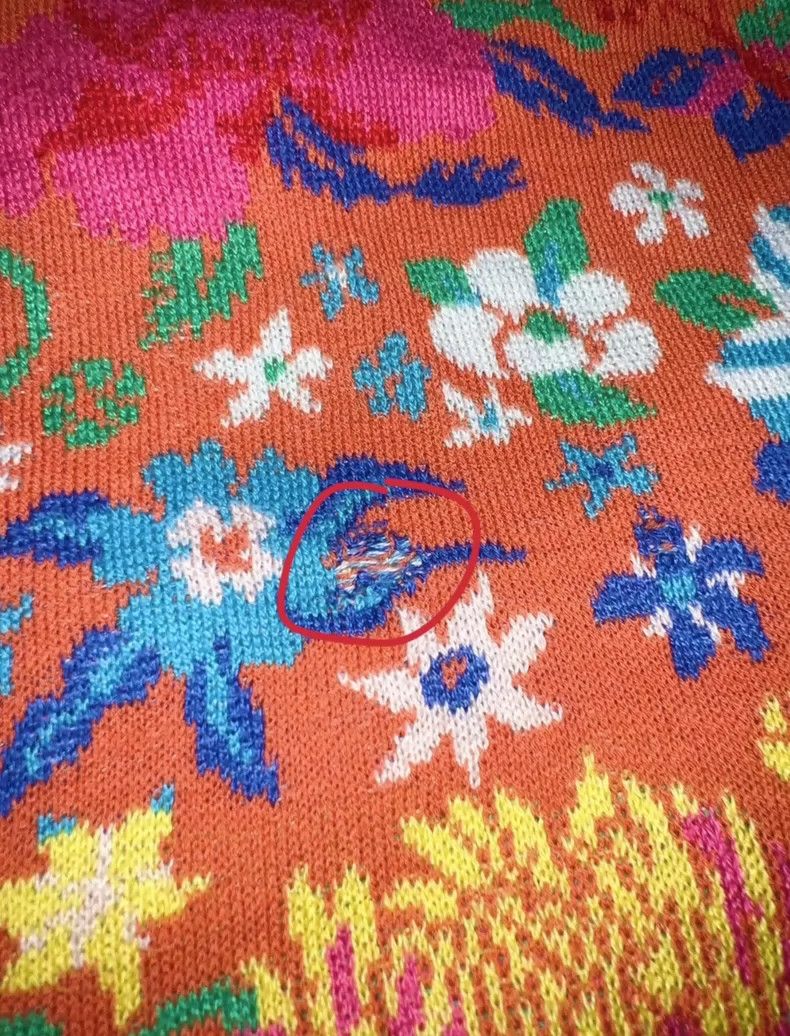 Kenzo Kenzo Vintage Daisy Butterfly Knit Top - dmc Size US S / EU 44-46 / 1 - 3 Thumbnail