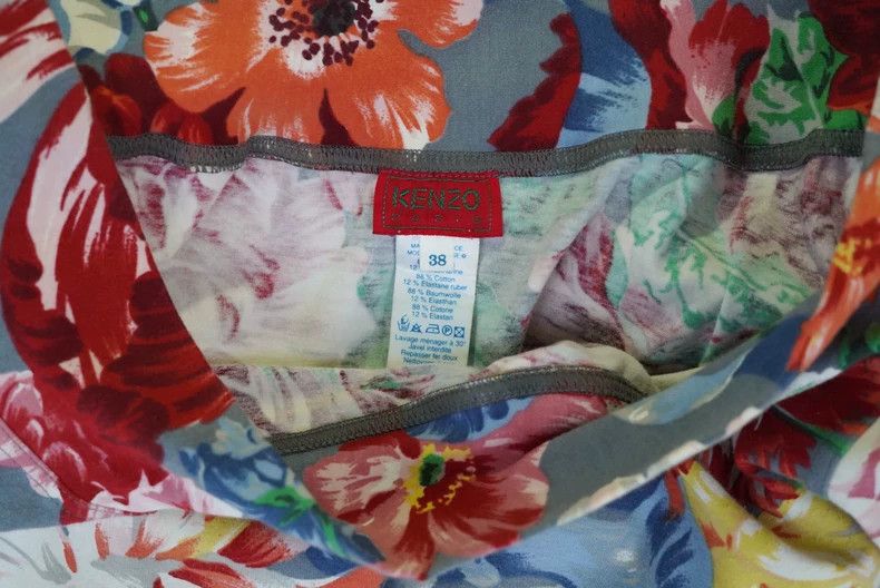 Kenzo KENZO 80s Floral Off-Shoulder Top - dmc Size US M / EU 48-50 / 2 - 5 Thumbnail