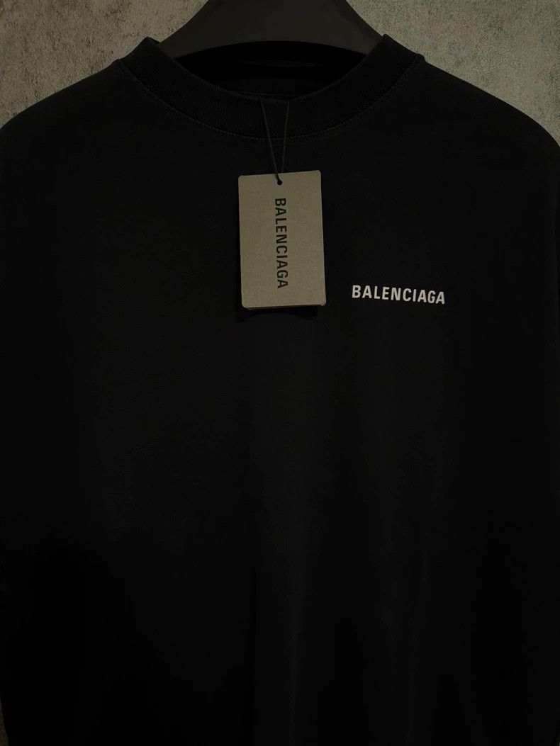 Balenciaga Balenciaga Black Short Sleeve Logo T-Shirt - dmc Size US XS / EU 42 / 0 - 2 Thumbnail