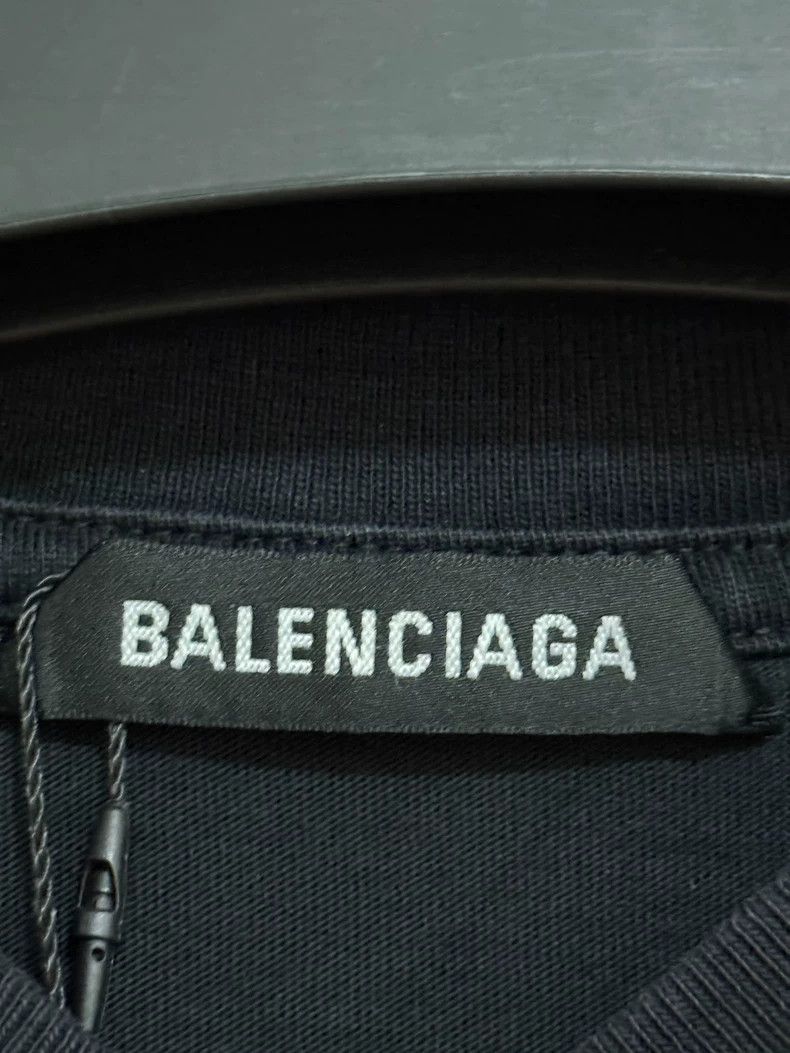 Balenciaga Balenciaga Black Short Sleeve Logo T-Shirt - dmc Size US XS / EU 42 / 0 - 3 Thumbnail