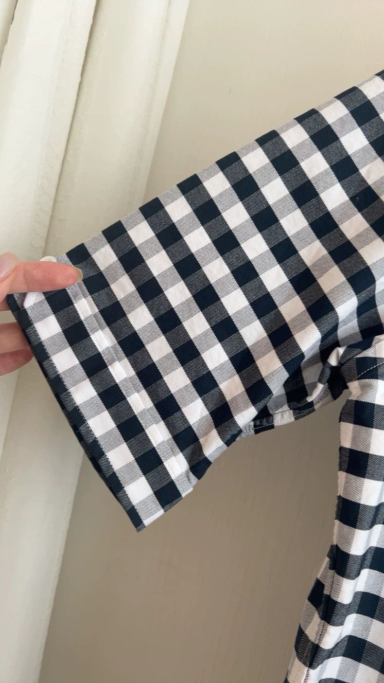 Thom Browne THOM BROWNE Gingham Short-Sleeve Shirt - dmc Size US S / EU 44-46 / 1 - 3 Thumbnail
