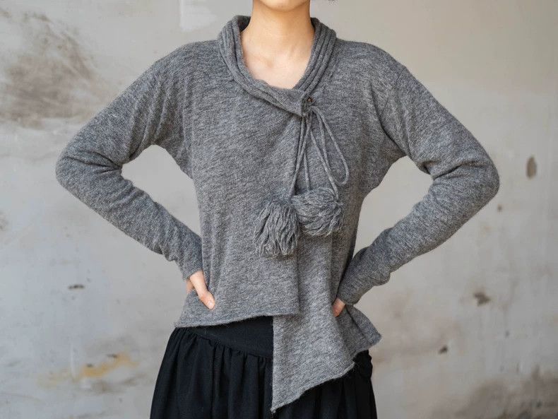 Vivienne Westwood Vivienne Westwood Gray Pom Pom Cardigan - dmc Size US S / EU 44-46 / 1 - 5 Thumbnail