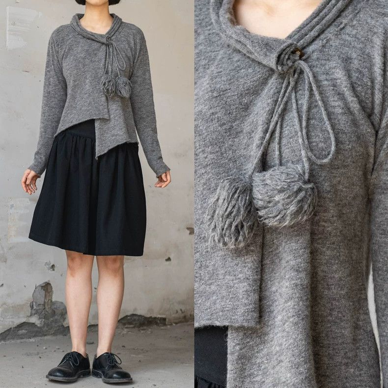 Vivienne Westwood Vivienne Westwood Gray Pom Pom Cardigan - dmc Size US S / EU 44-46 / 1 - 2 Thumbnail