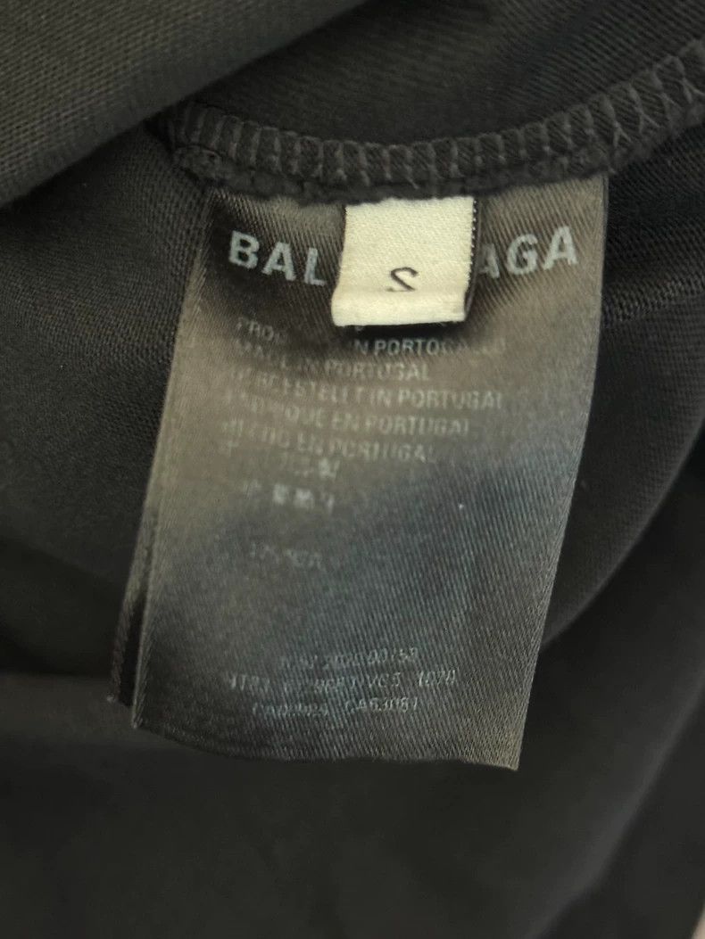 Balenciaga Balenciaga Black Logo Short Sleeve Tee - dmc Size US S / EU 44-46 / 1 - 4 Thumbnail