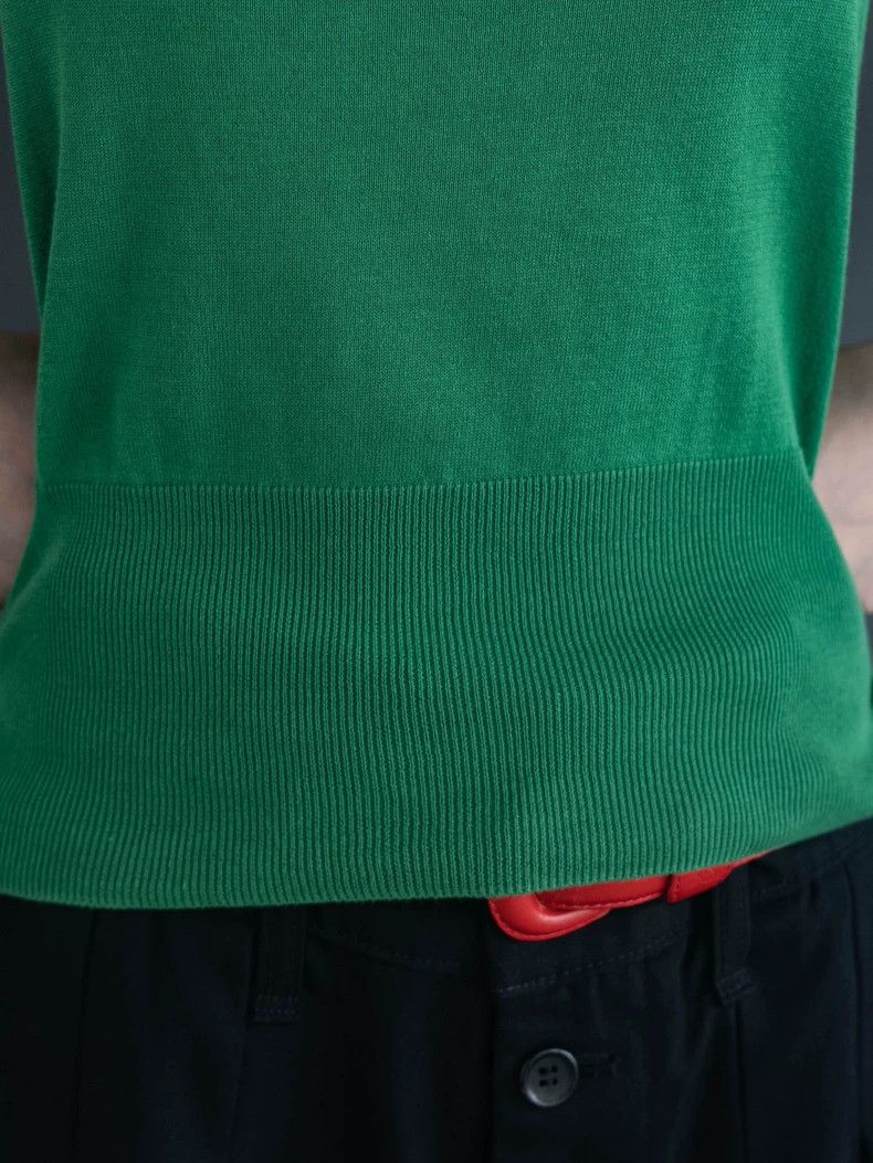 Vivienne Westwood Vivienne Westwood Green Knit Crossover Top - dmc Size US S / EU 44-46 / 1 - 3 Thumbnail