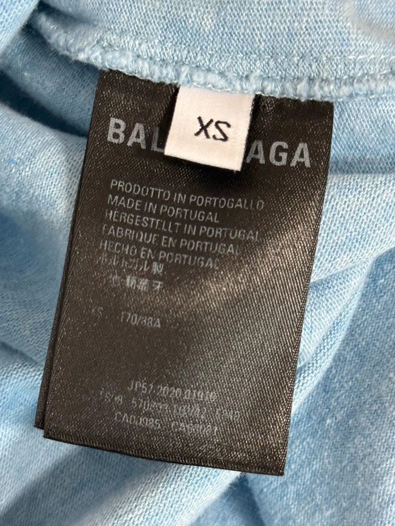 Balenciaga Balenciaga Blue Coke Print Short Sleeve - dmc Size US XS / EU 42 / 0 - 4 Thumbnail