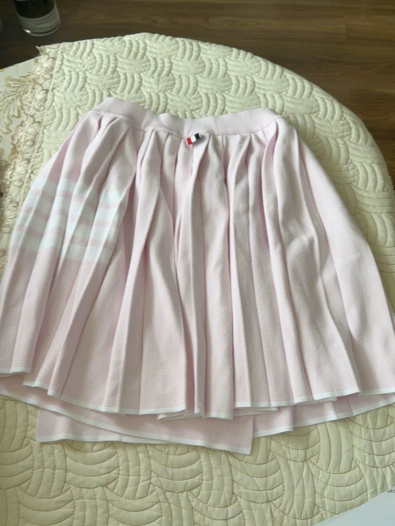Thom Browne Thom Browne Pink Pleated Skirt - dmc Size US 31 - 5 Thumbnail