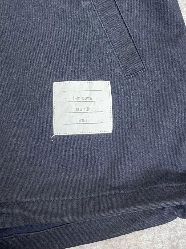 Thom Browne Thom Browne Navy Zip Hooded Jacket - dmc Size US XS / EU 42 / 0 - 7 Thumbnail