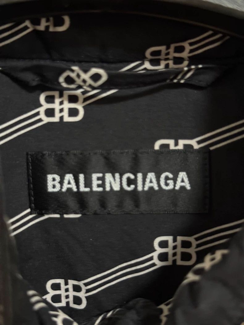 Balenciaga Balenciaga logo print short sleeve jacket - dmc Size US XS / EU 42 / 0 - 3 Thumbnail