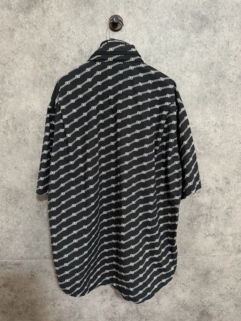 Balenciaga Balenciaga logo print short sleeve jacket - dmc Size US XS / EU 42 / 0 - 5 Thumbnail
