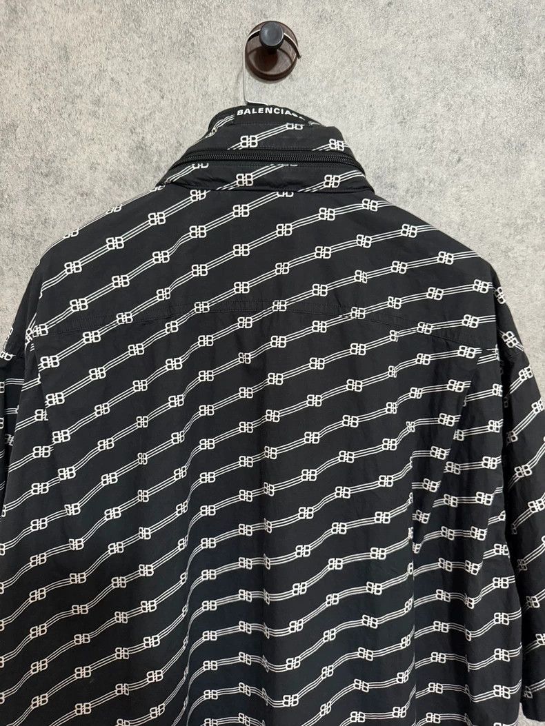 Balenciaga Balenciaga logo print short sleeve jacket - dmc Size US XS / EU 42 / 0 - 6 Thumbnail