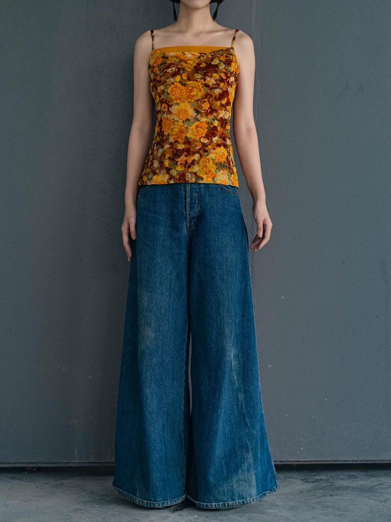 Kenzo 1990s KENZO Vintage Yellow Camisole - dmc Size US S / EU 44-46 / 1 - 2 Thumbnail