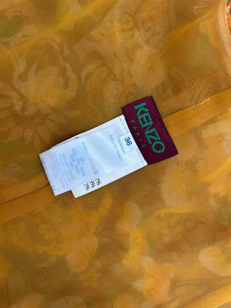 Kenzo 1990s KENZO Vintage Yellow Camisole - dmc Size US S / EU 44-46 / 1 - 8 Thumbnail
