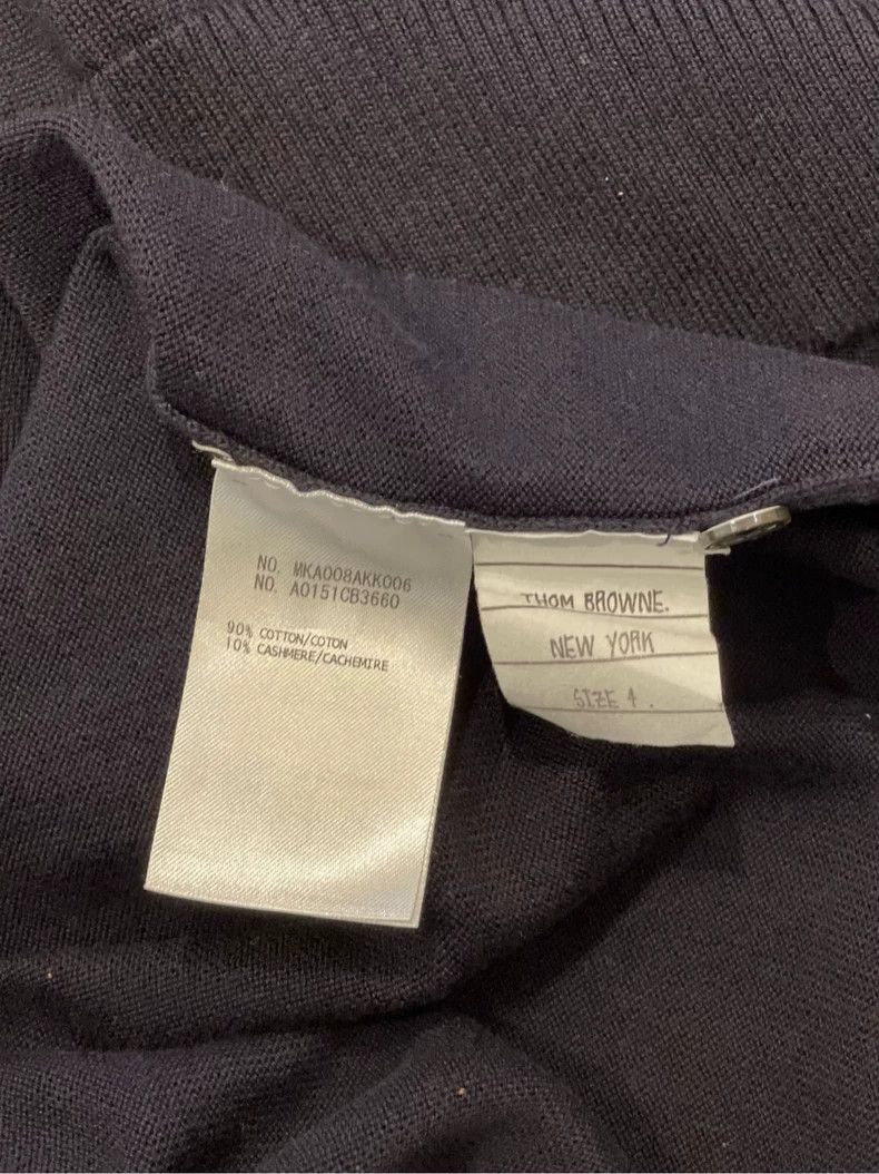 Thom Browne Thom Browne Navy Cherry Blossom Butterfly Sweater - dmc Size US S / EU 44-46 / 1 - 5 Thumbnail