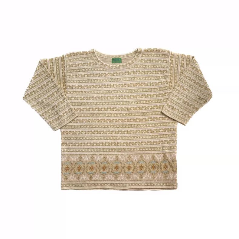 Kenzo KENZO 1985AW Blue Gold Knit Sweater - dmc Size US M / EU 48-50 / 2 - 5 Thumbnail