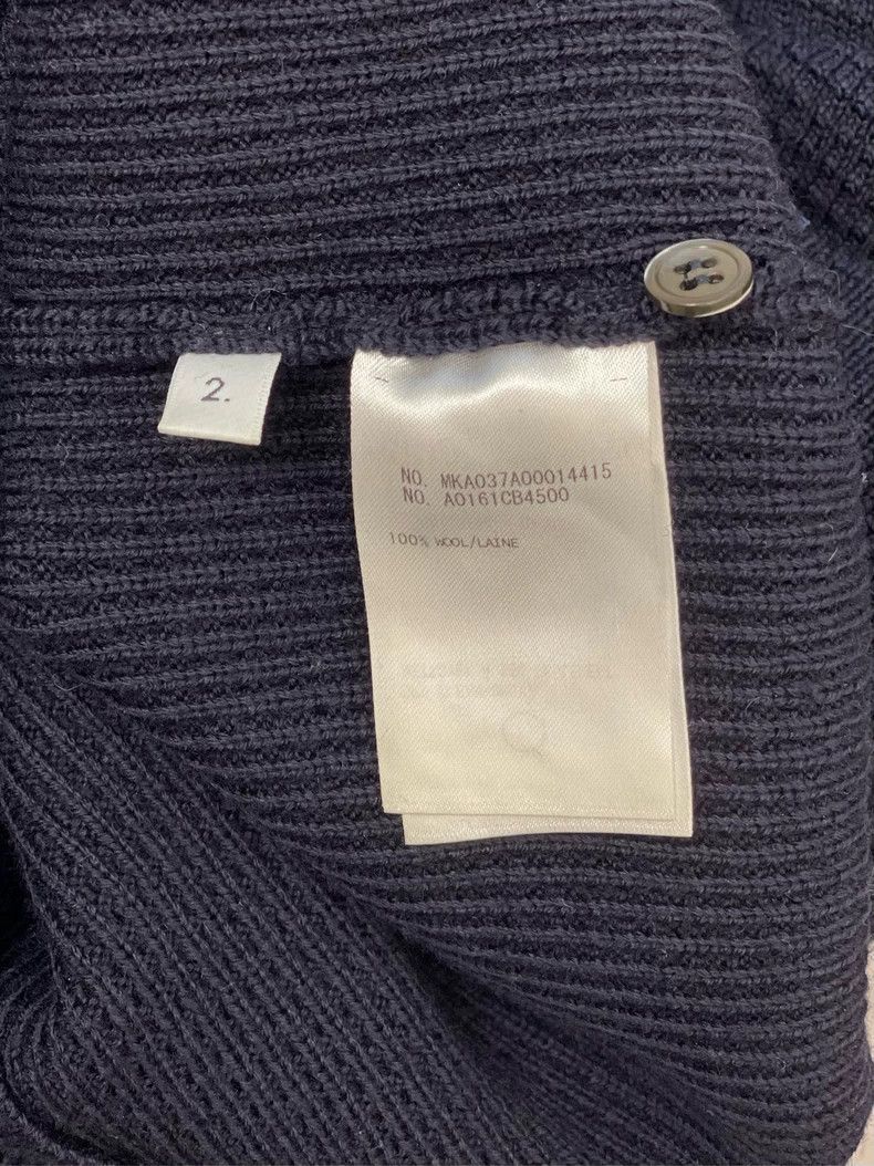 Thom Browne Thom Browne Navy Fringe Wool Sweater - dmc Size US XS / EU 42 / 0 - 7 Thumbnail