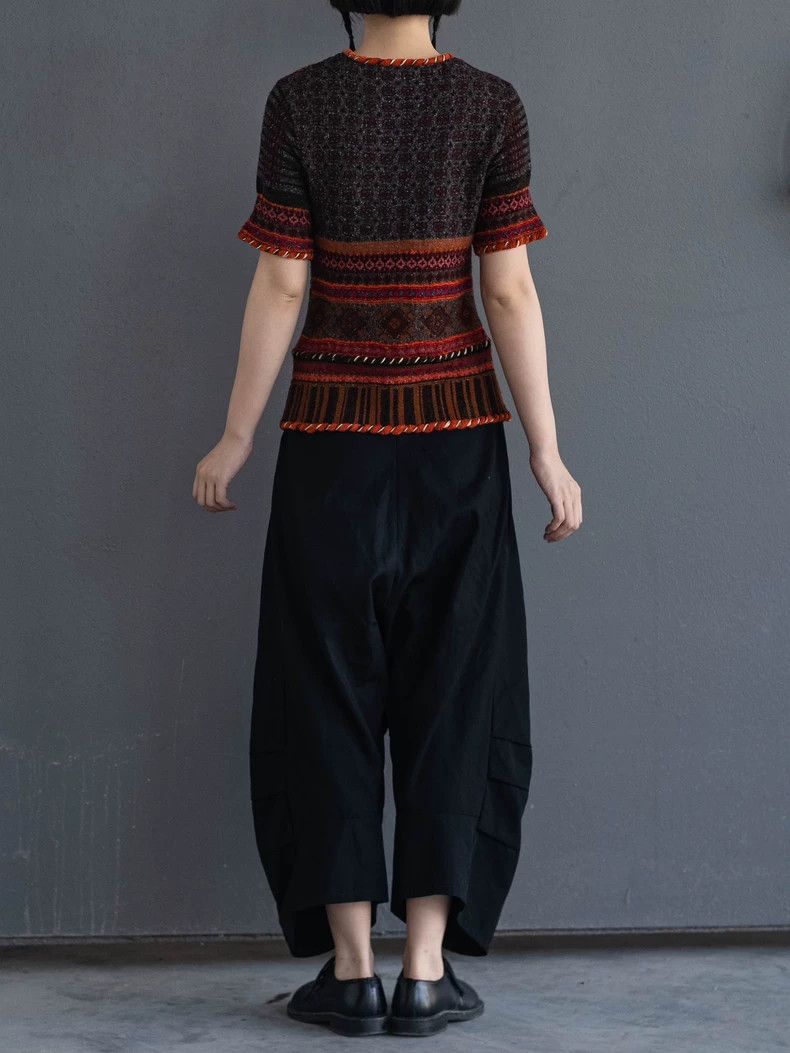 Kenzo 1990s KENZO Vintage Brown Knit Top - dmc Size US M / EU 48-50 / 2 - 3 Thumbnail