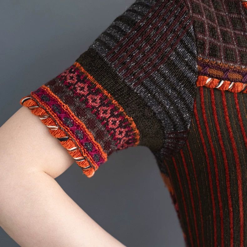 Kenzo 1990s KENZO Vintage Brown Knit Top - dmc Size US M / EU 48-50 / 2 - 5 Thumbnail