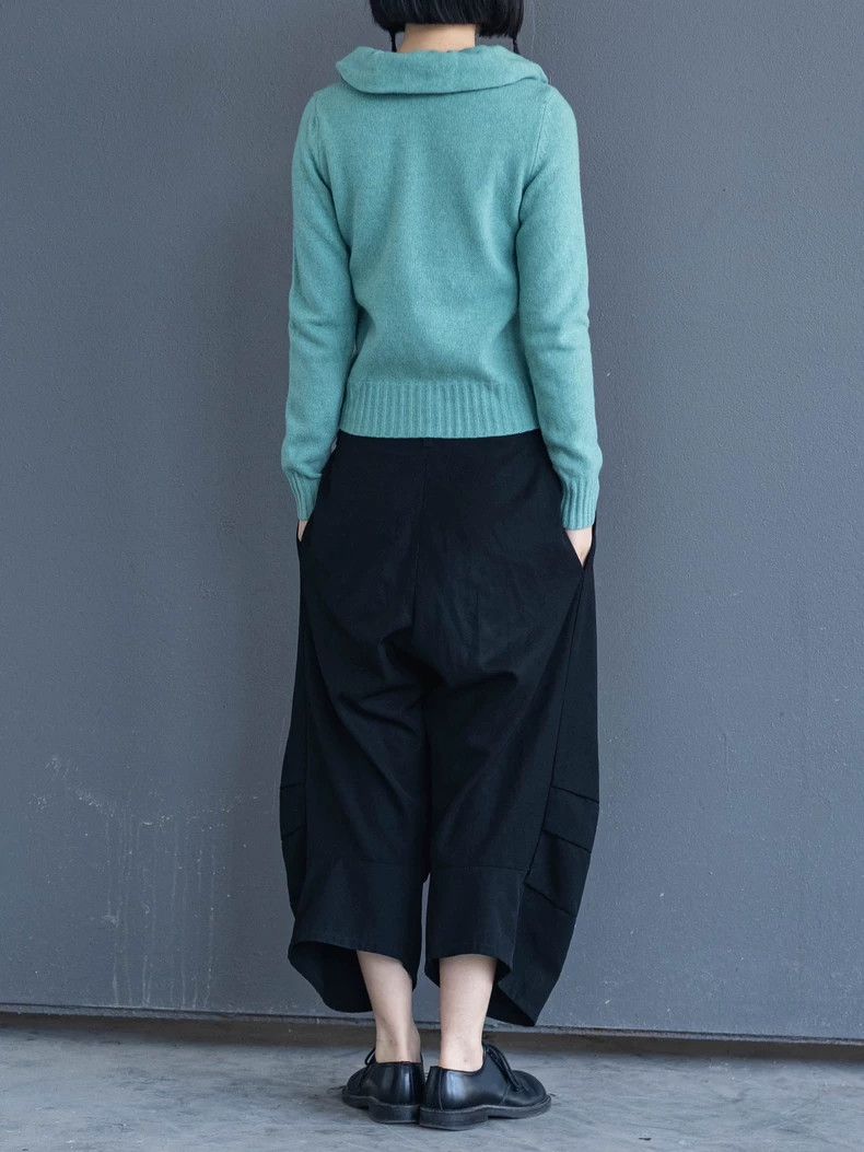Kenzo 1990s KENZO Petal Collar Wool Sweater - dmc Size US S / EU 44-46 / 1 - 4 Thumbnail