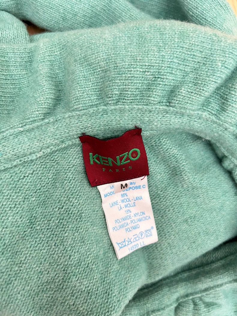 Kenzo 1990s KENZO Petal Collar Wool Sweater - dmc Size US S / EU 44-46 / 1 - 9 Thumbnail