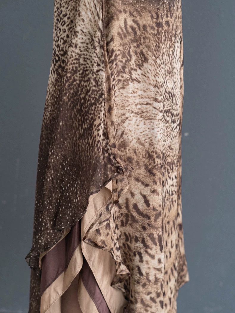 Kenzo 1990s KENZO Leopard Silk Dress Vintage - dmc Size US M / EU 48-50 / 2 - 8 Thumbnail