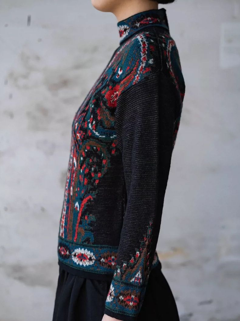 Vintage Vintage KENZO Ethnic Pattern Sweater - dmc Size US XS / EU 42 / 0 - 7 Thumbnail