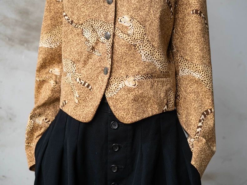 Kenzo 1980s KENZO Leopard Print Vintage Jacket - dmc Size US M / EU 48-50 / 2 - 6 Thumbnail