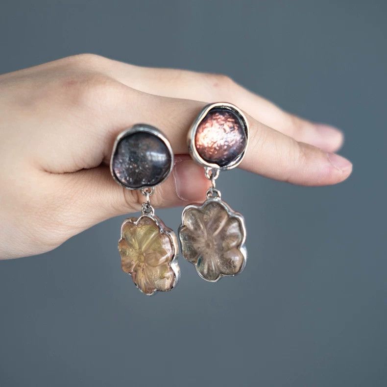 Kenzo 1980s KENZO Vintage Jelly Flower Clip-On Earrings - dmc Size ONE SIZE - 6 Thumbnail