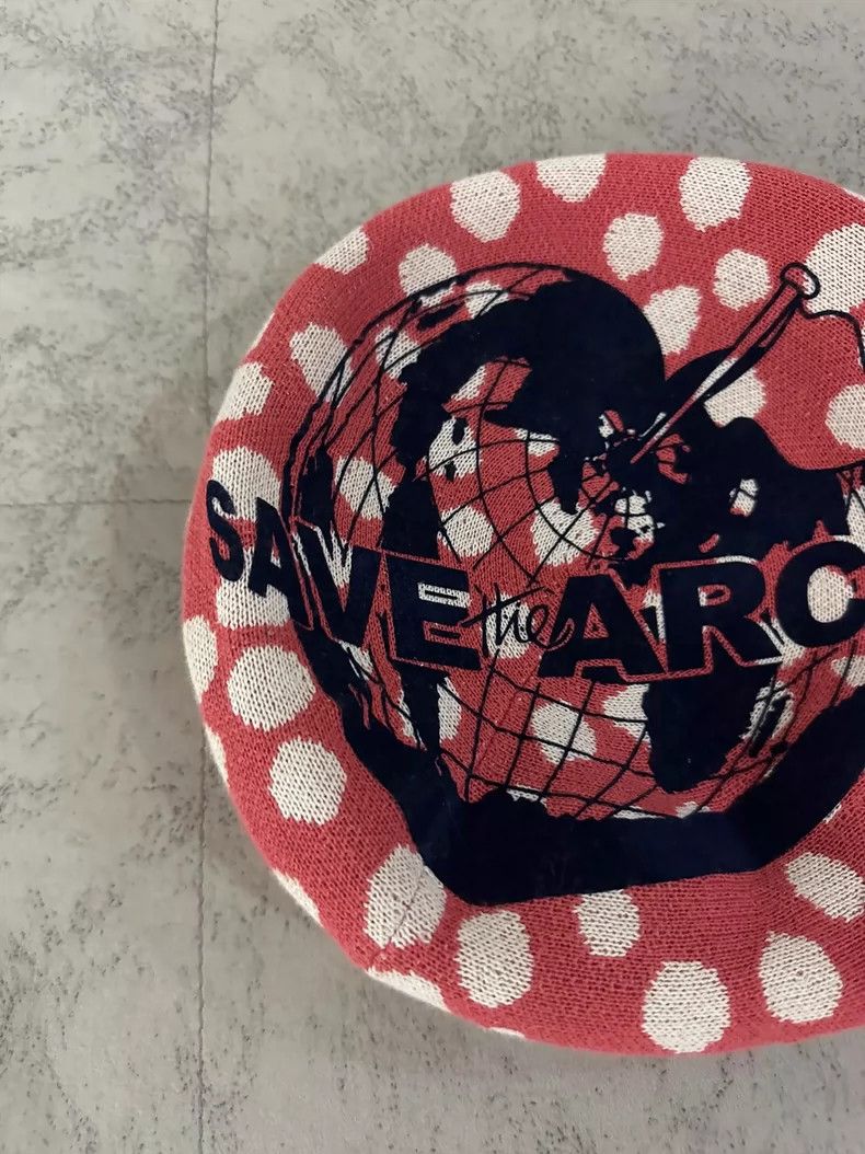 Vivienne Westwood Vivienne Westwood Pink Polka Dot Beret - dmc Size ONE SIZE - 4 Thumbnail