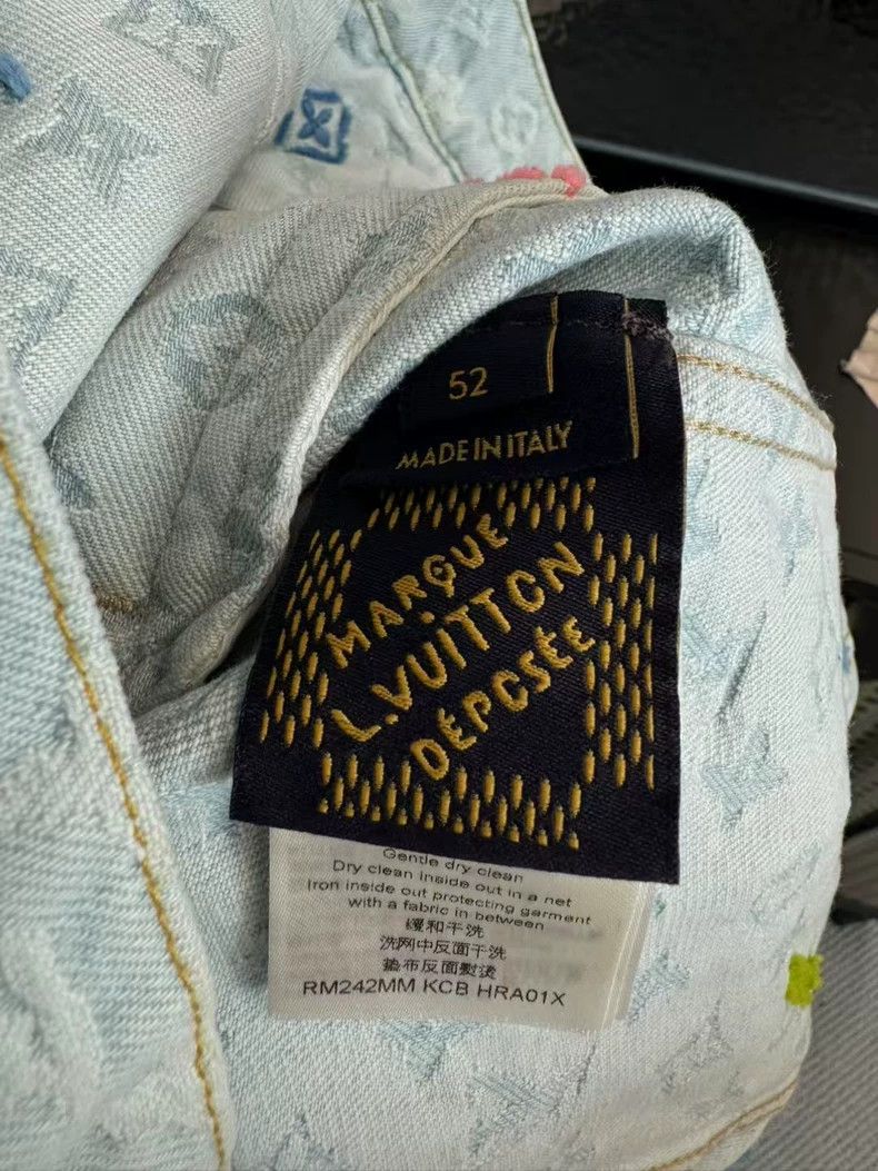 Louis Vuitton Louis Vuitton x Tyler Denim Jacket - dmc Size US XL / EU 56 / 4 - 4 Thumbnail