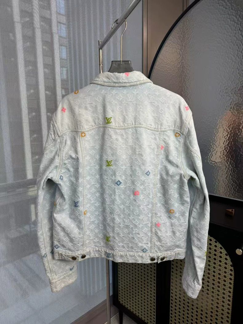 Louis Vuitton Louis Vuitton x Tyler Denim Jacket - dmc Size US XL / EU 56 / 4 - 2 Thumbnail