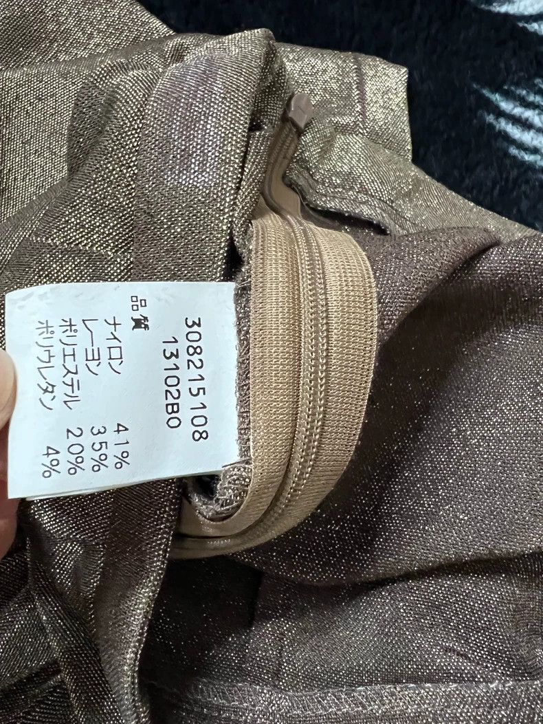 Kenzo Kenzo Gold Shimmer Straight Pants - dmc Size US 27 - 5 Thumbnail